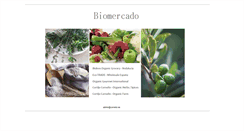 Desktop Screenshot of biomercado.es